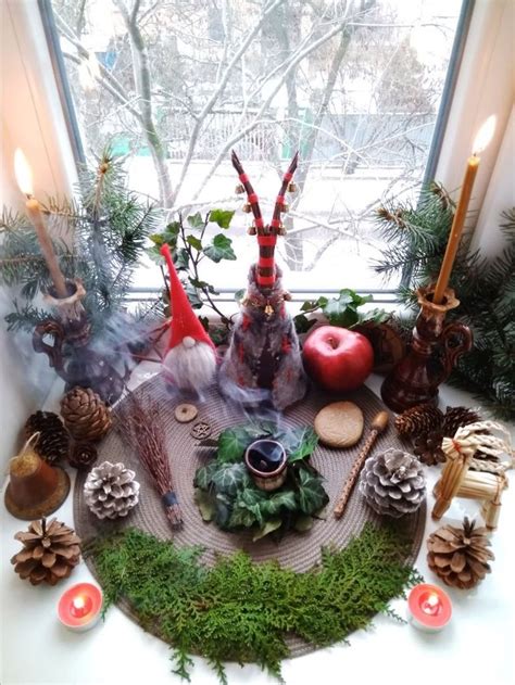 Yule tree decor inspired by paganism